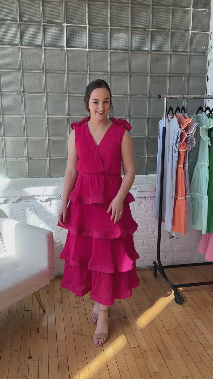 The Randi Ruffled Maxi Dress